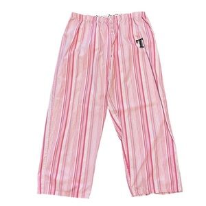 Texas Rangers Striped Pink Pajama Bottoms